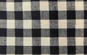 Gingham Linen-Cotton Fabric - Medium Weight By the Metre