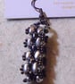 Brickwork-pattern bead earrings (customisable) - Image 1