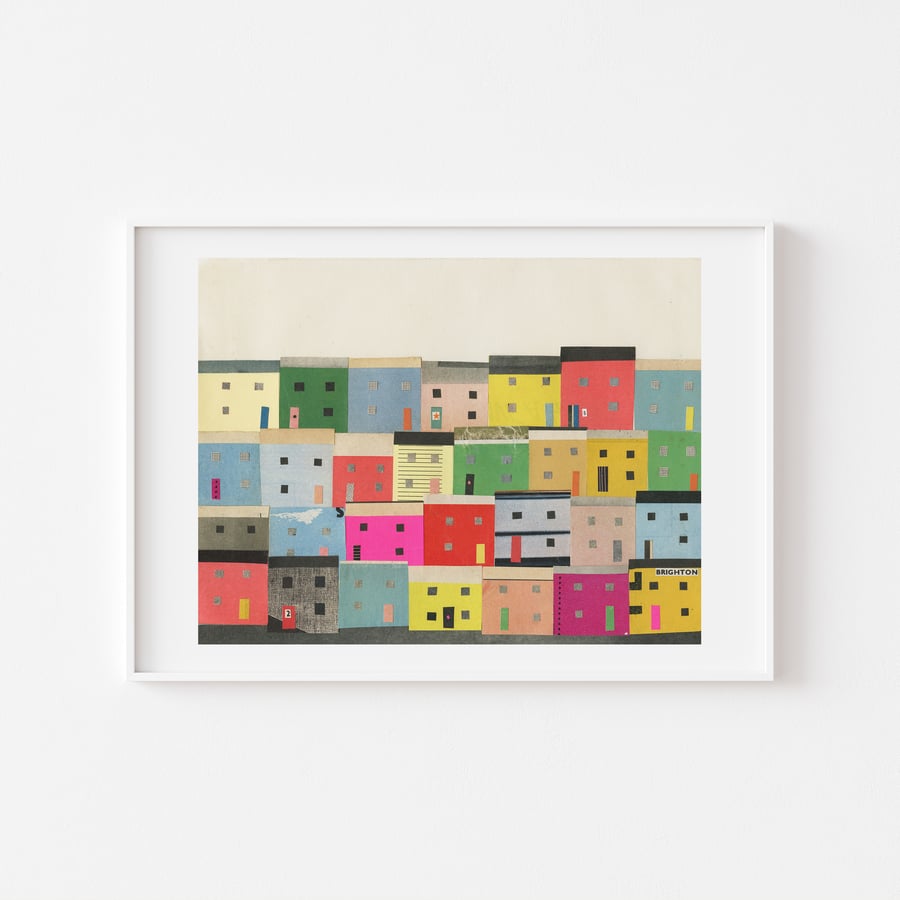 Brighton Streets Art Print - Brighton