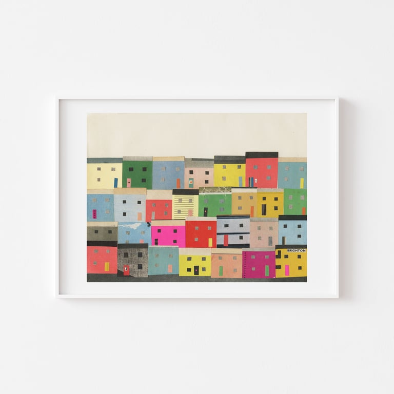 Brighton Streets Art Print - Brighton