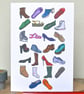 Shoe Alphabet Greetings Card - Image 2