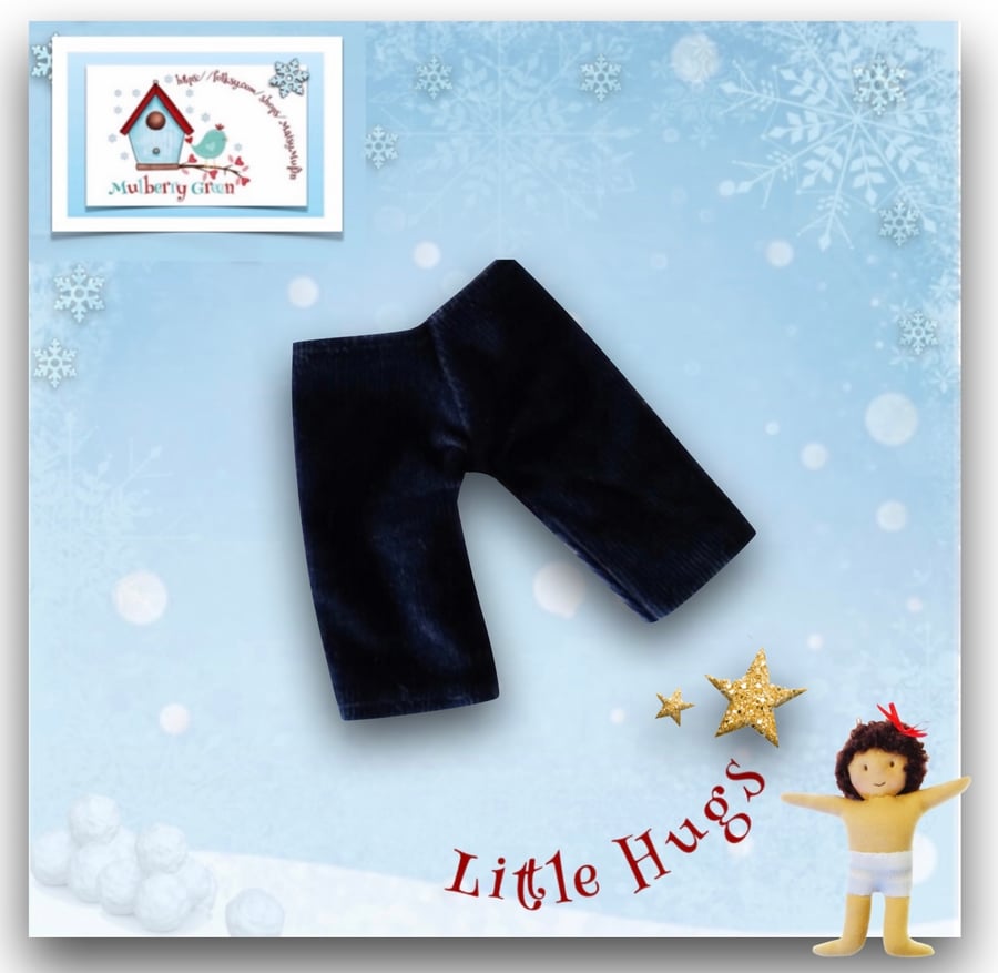 Little Hugs’ Navy Corduroy Trousers