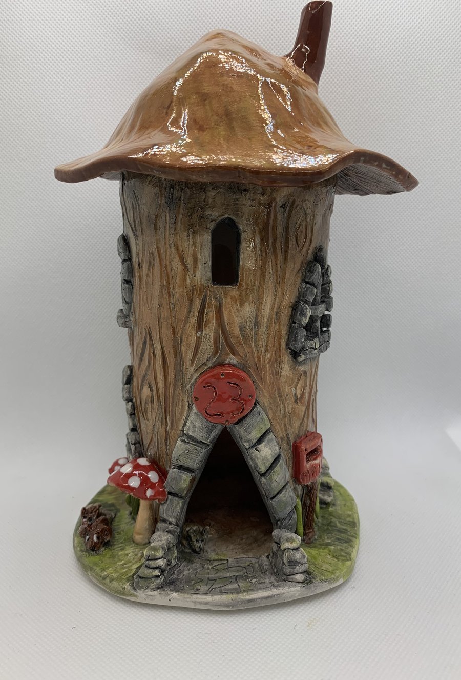 Whimsical toadstool Fairy house
