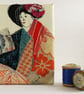 Geisha Textile Art Picture Yoko - Image 3