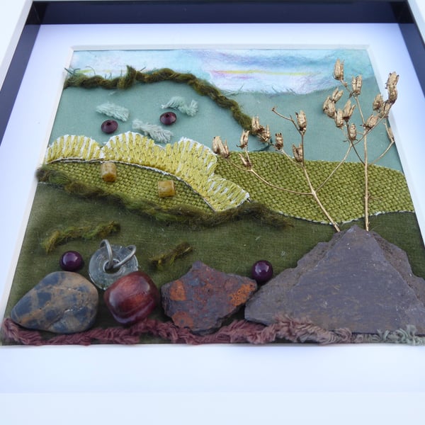 Rural Countryside Landscape with tree and hills... - Folksy
