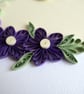 Quilled handmade wedding congratulations card - personalised - Image 2