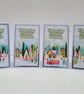 Mini Christmas Cards Set - Non Religious - From Our Home to Yours Festive Wishes - Image 6