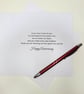 Anniversary Card for Husband Wife Partner - Red Rose - Sending All my Love - Image 2