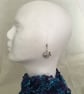 Butterfly Circle Drop Earrings - Image 5