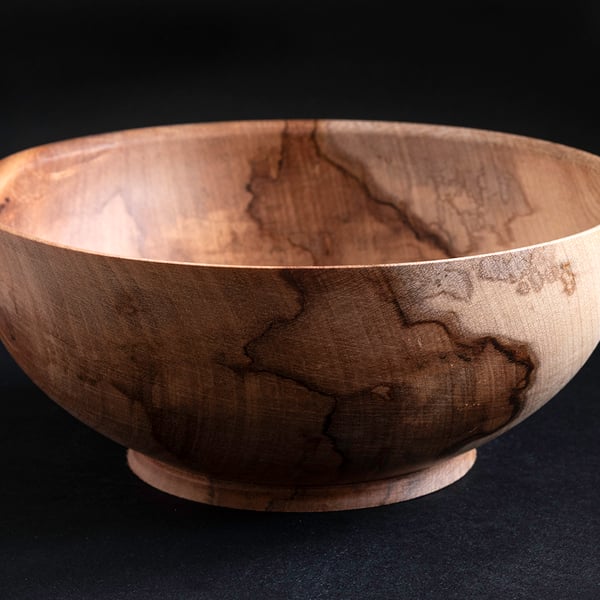 Spalted maple bowl W170mm by H70mm