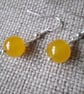 Quartzite Earrings, Sunshine Yellow, SALE - Image 2
