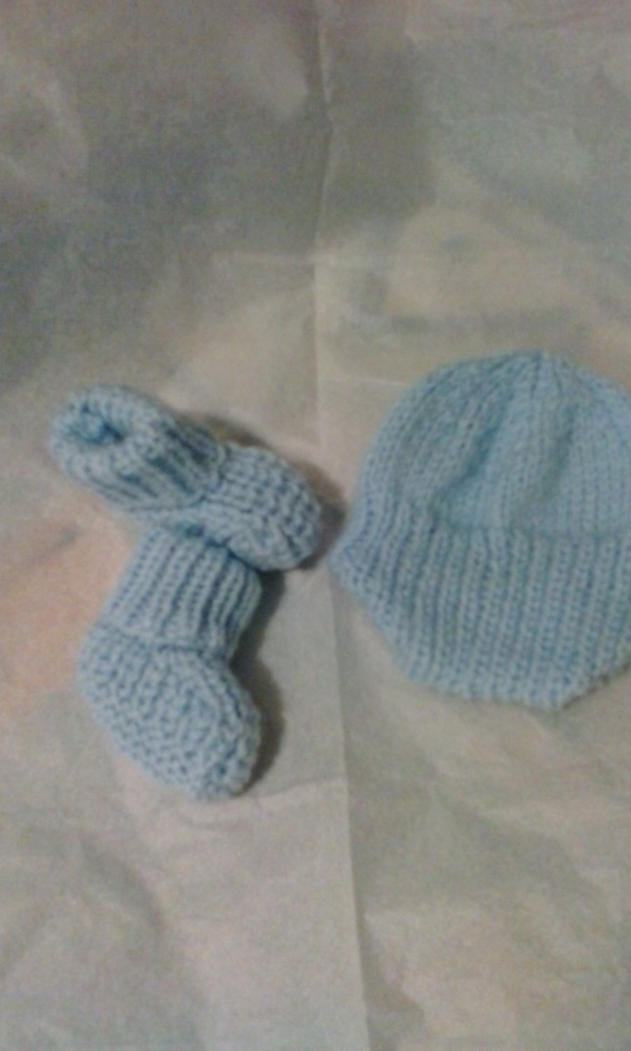 Cap and booties set