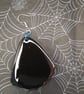 Blue Morpho Butterfly Wing Earrings: Resin Dangle, 925 Silver - Image 3