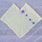 KNITTING PATTERN PDF Lemon Blossom Poncho for Baby