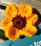 Crochet Sunflower Bookmarks  - Image 3