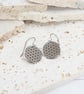Sacred Geometry dangle earrings - Hypoallergenic titanium ear wires  - Image 4