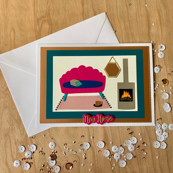 Handmade New Home Card