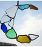 Seaglass mosaic crescent suncatcher  - Image 5