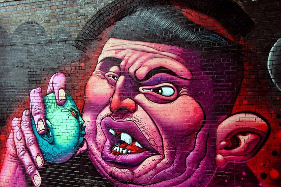 Street Art Graffiti Digbeth Birmingham UK Photograph Print