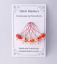 Lampwork Stitch Markers - Firey - Image 3