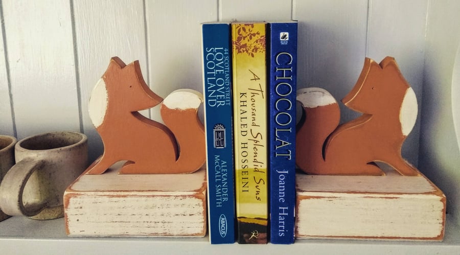 Fox Bookends 