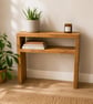 Handmade Rustic Wooden Console Table: Farmhouse Hallway Decor