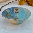 Bits & Bobs Decorative Dish with Winter Wood, Midnight Rain & Norse Blue glaze
