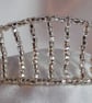 Silver lined glass bead Tiara - Image 1