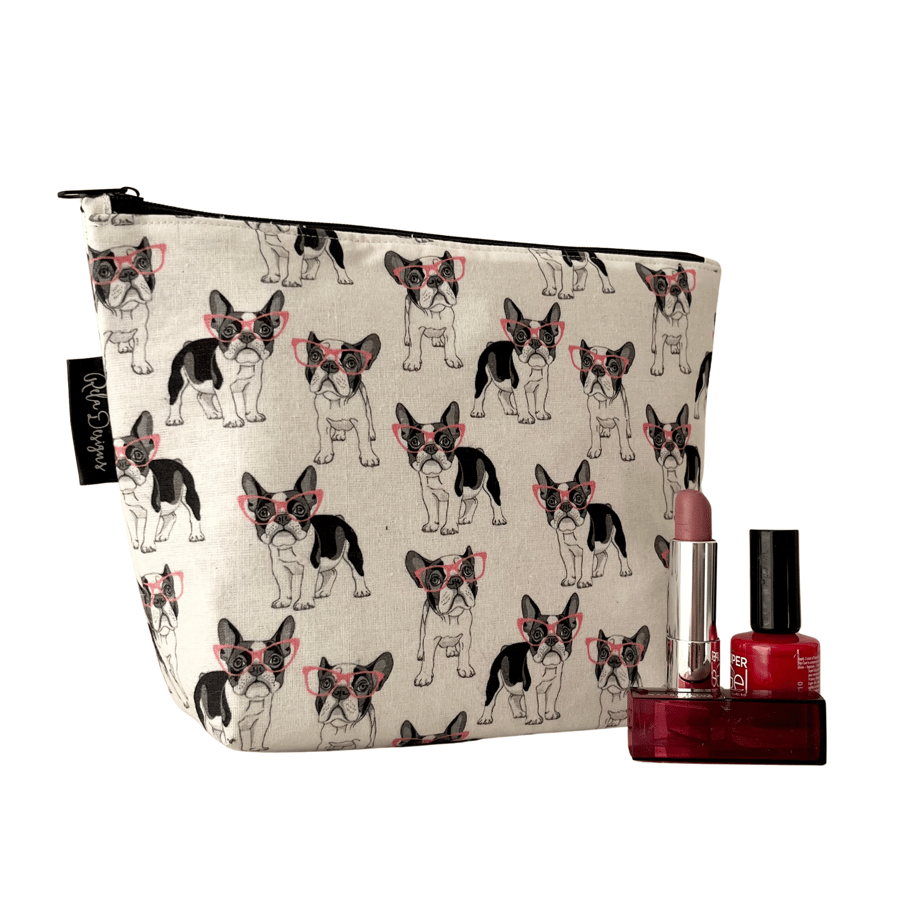 Makeup bag French bulldogs 