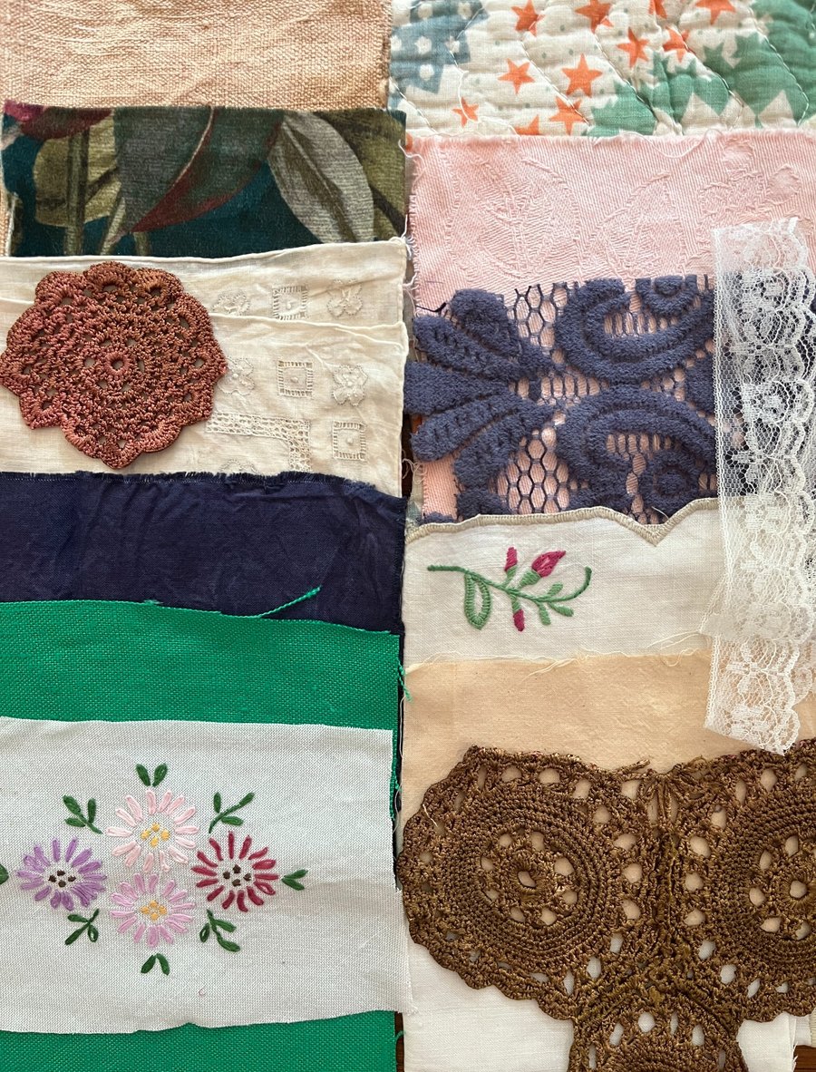No.15 Vintage and Plant-Dyed Textile Fabric Inspiration Pack