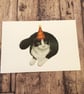 Cat Rectangular Sticker - Image 4
