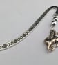 Tibetan silver bookmark with unicorn charm - Image 1