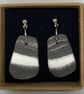 Beach stone lightweight clay earrings