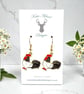 Charm Earrings - Chicken - Image 1