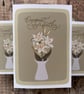 Deepest Sympathy, Condolences Modern Calligraphy, Lilies, Greeting Card - Image 2