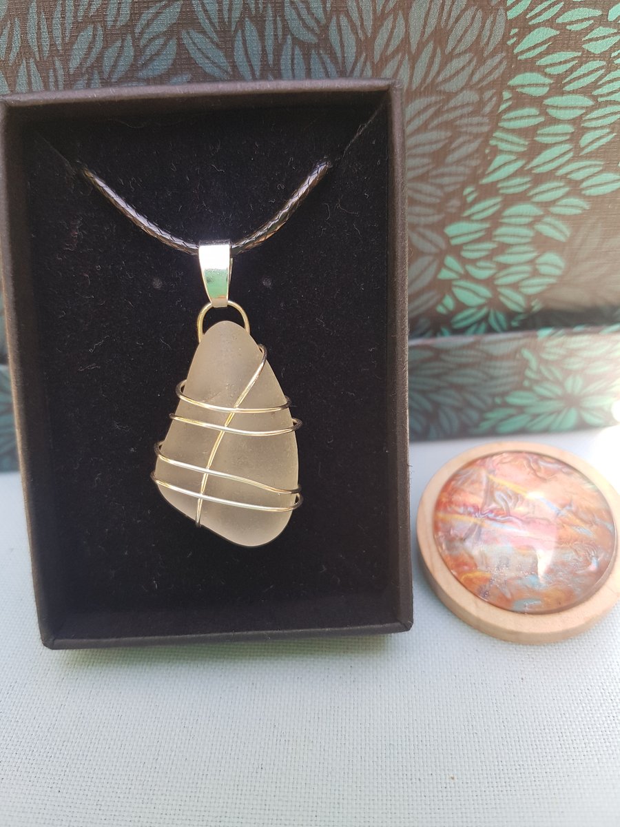Seaglass pendant