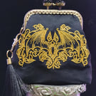 Gothic Bat coin purse