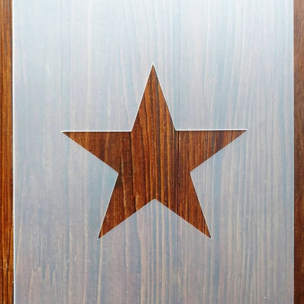 Star Mask and Aperture Stencil 350 micron PP for Arts Crafts & DIY