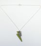 Green ceramic lightning pendant neclace - Image 4