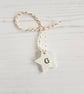 Star shaped Initial decoration, clay, handmade - Image 2