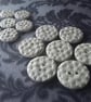 15mm Pearl Effect Flower DAISY Buttons - Image 2