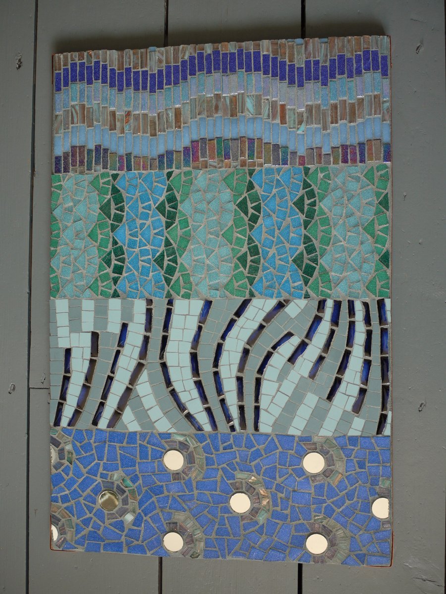 "Ocean Camouflage" mosaic panel (price includes postage)