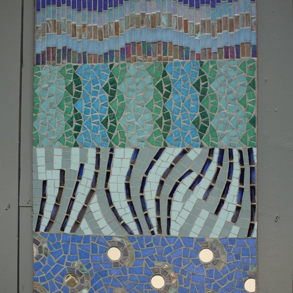 "Ocean Camouflage" mosaic panel (price includes postage)