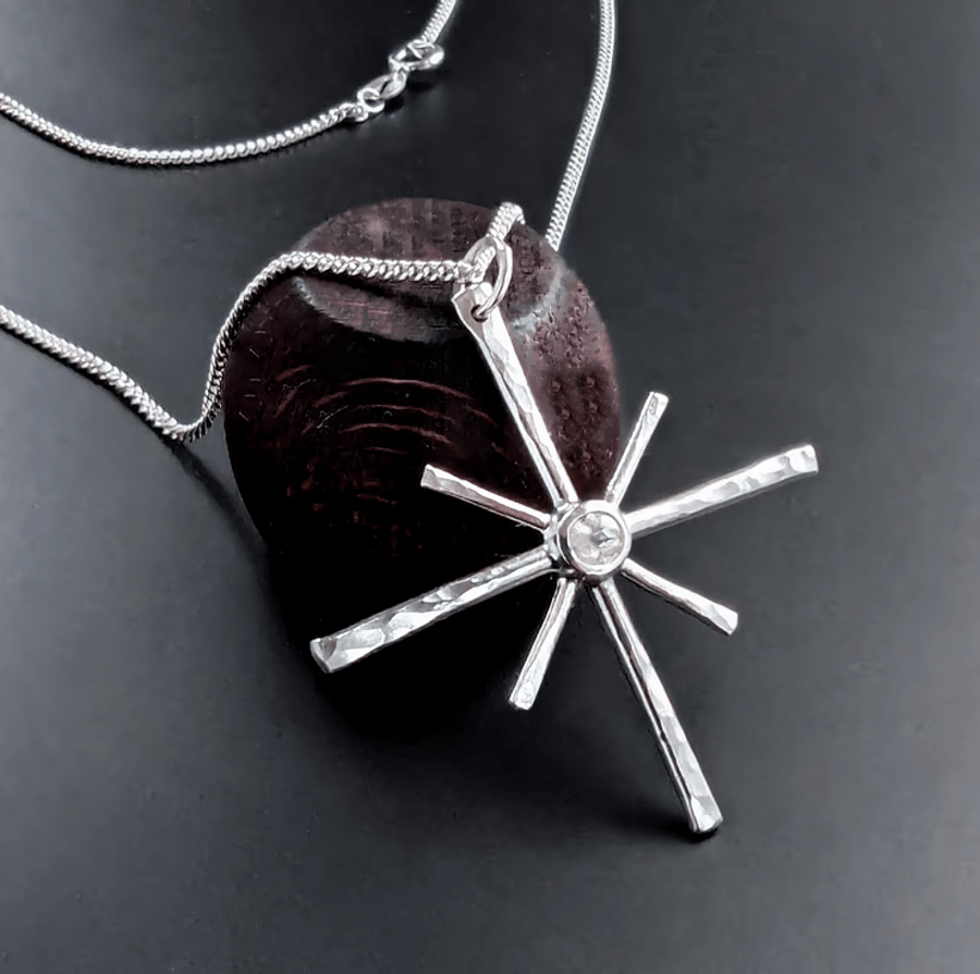 Christmas Star pendant, Handmade SPIRITUAL Jewellery Design