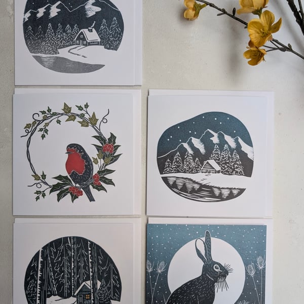 Christmas Cards pack of 5