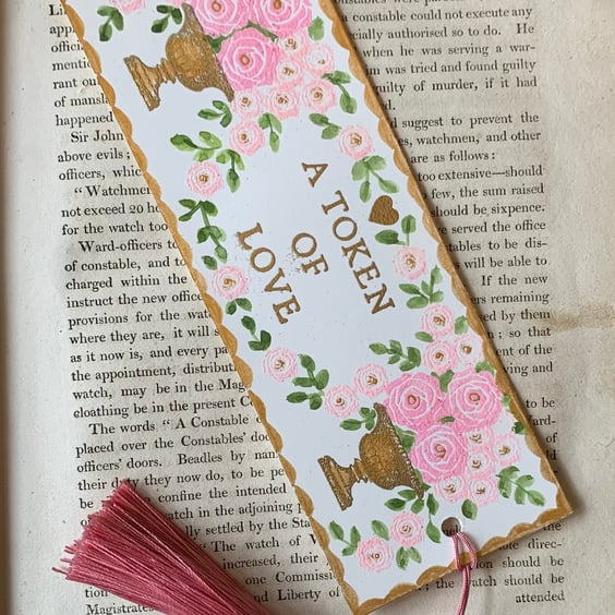 A Token of Love Handmade Bookmark