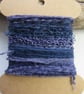 Small Logwood Dark Purple Natural Dye Textured Thread Pack - Image 3