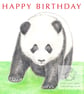 Giant Panda - Birthday Card - Image 1