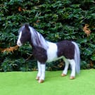 Needle Felted Piebald Horse