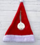 Gingerbread Man Christmas Tree Decoration, Silver Mirrored Acrylic Bauble - Image 8